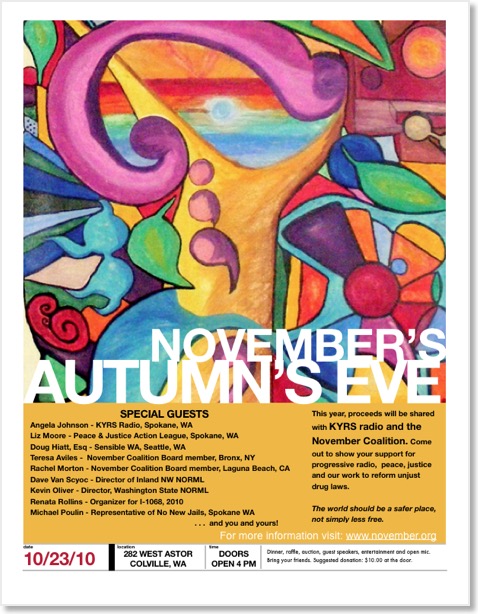 Poster of November Coalition Autumn Benefit