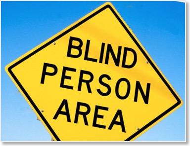 highway blink person area sign
