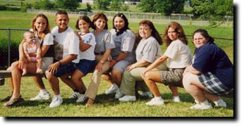 Joyce Ramos with her family